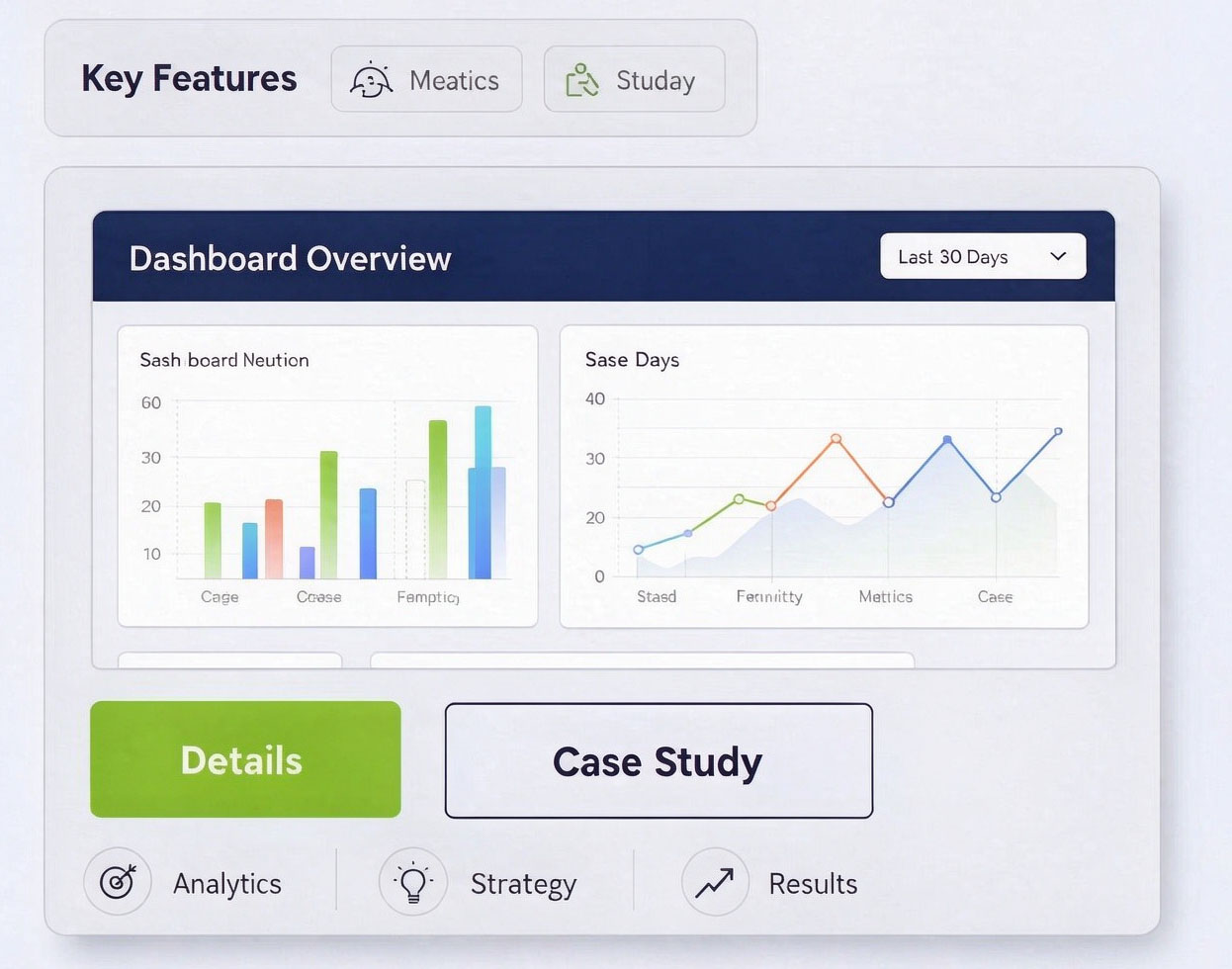 SaaS dashboard development project